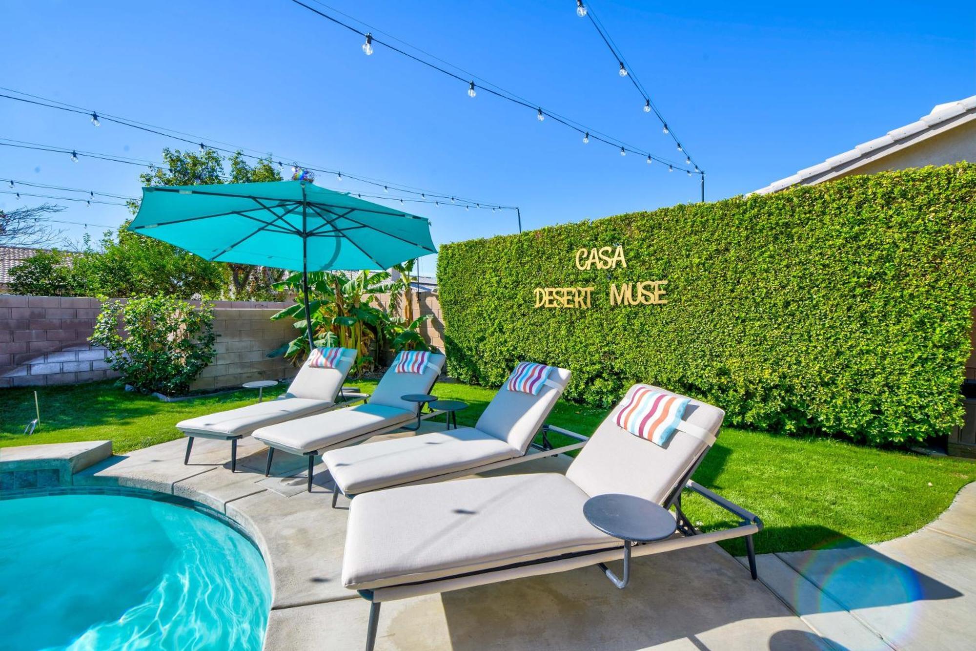 Casa Desert Muse With Heated Pool Spa Firepit Mini Golf And Games 인디오 외부 사진
